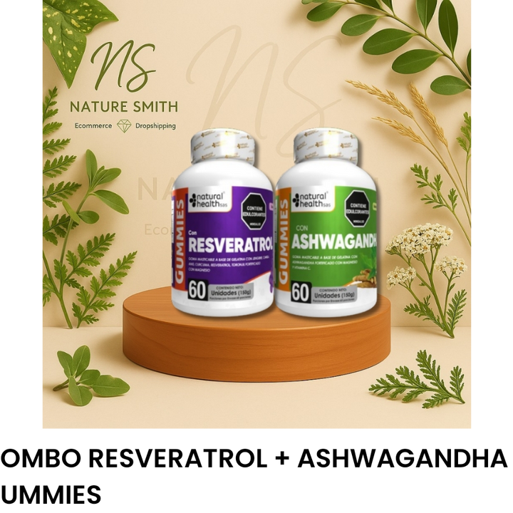 Combo revastrol + ashwagandha Gummies